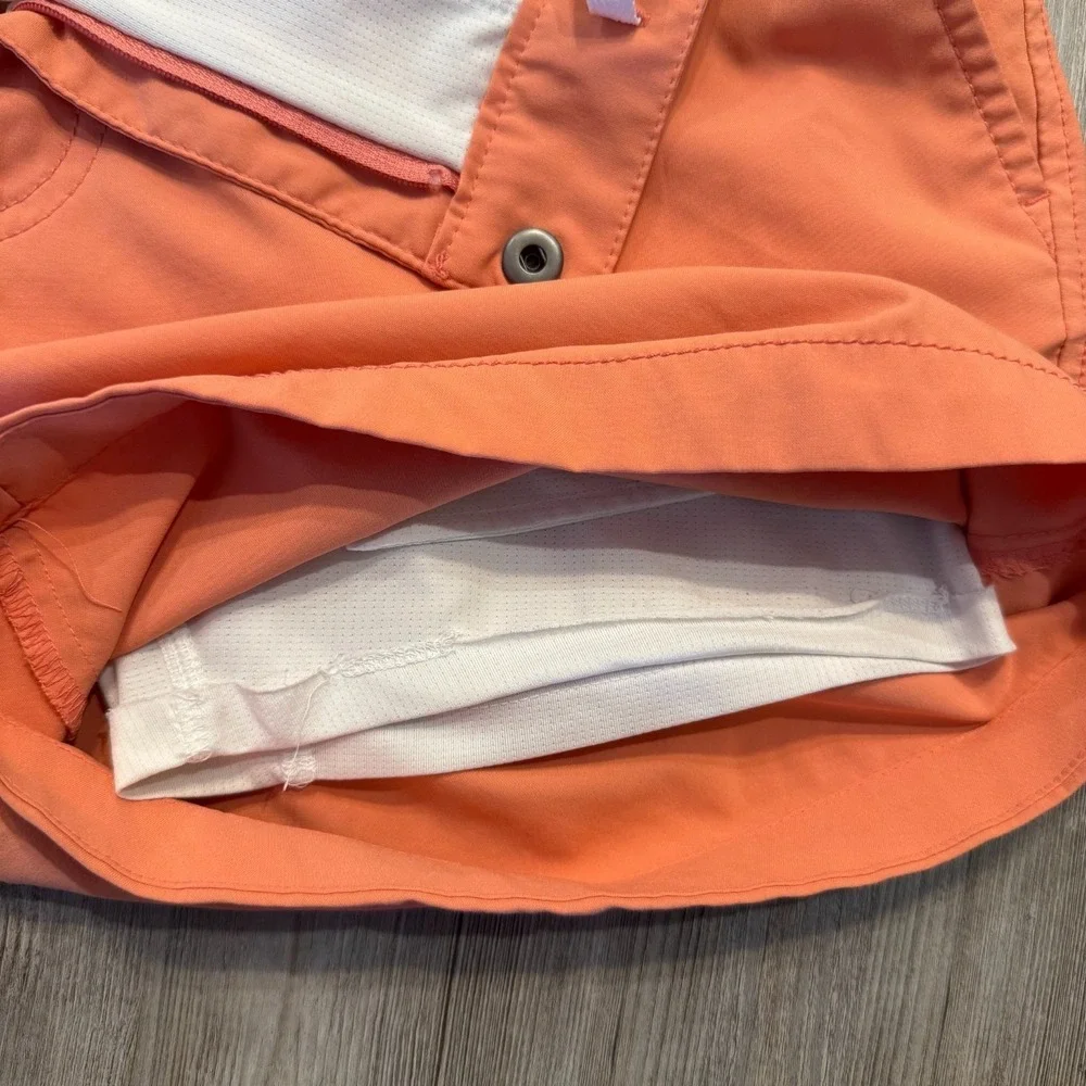 Abercrombie & Fitch Mens Large Lined Swim Shorts Coral